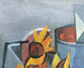 Art - Watering can with sunflowers | Gießkanne mit Sonnenblumen | Картина Лейка с подсолнухами | La peinture Arrosoir avec tournesols | Cuadro Regadera con girasoles